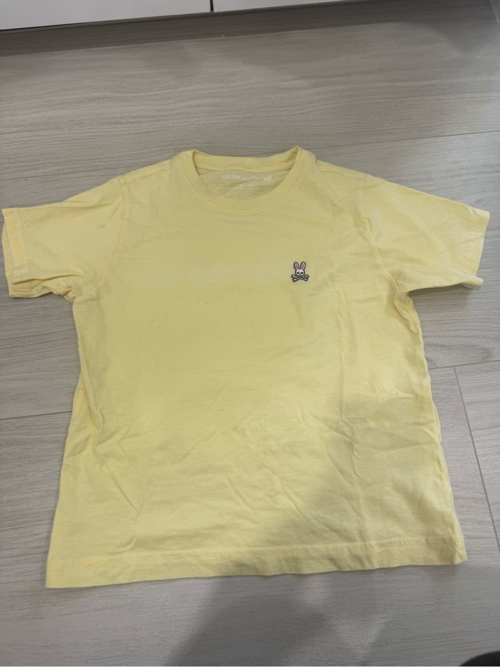 Psycho Bunny Kids Yellow Logo Tee